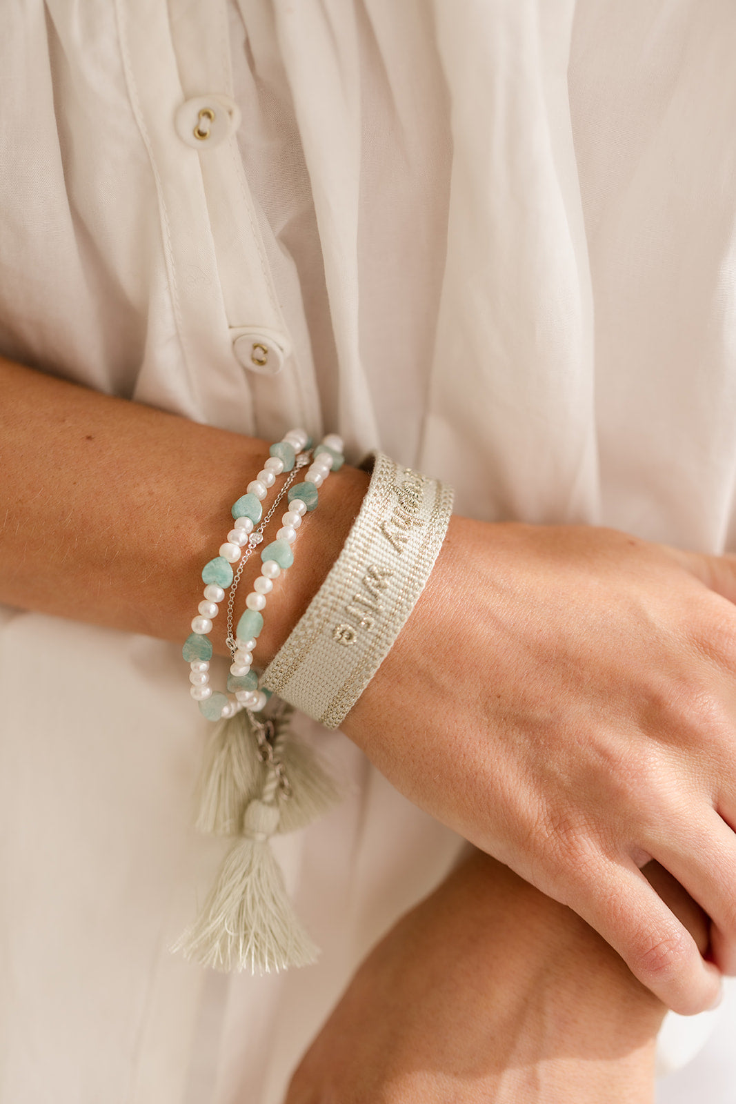 Keepsake freshwater pearl bracelet