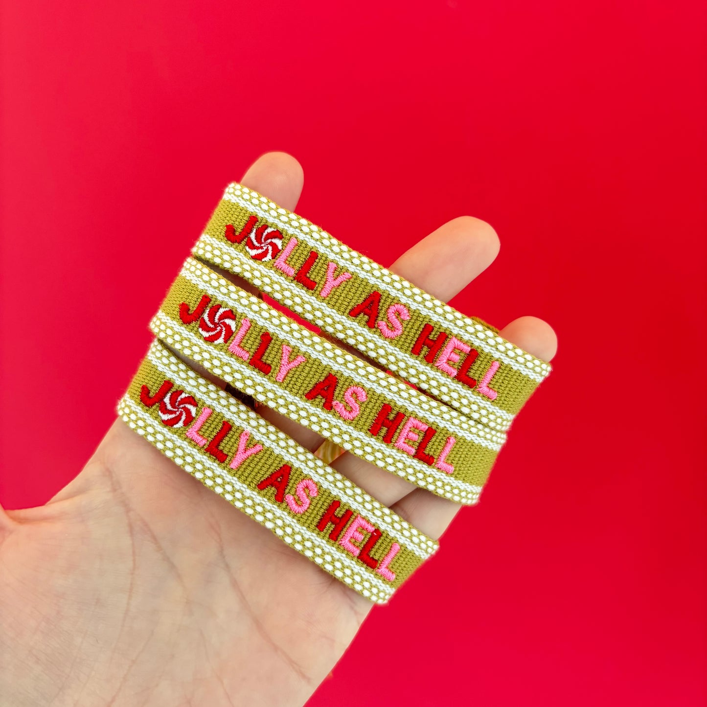 Jolly as hell tassel bracelet