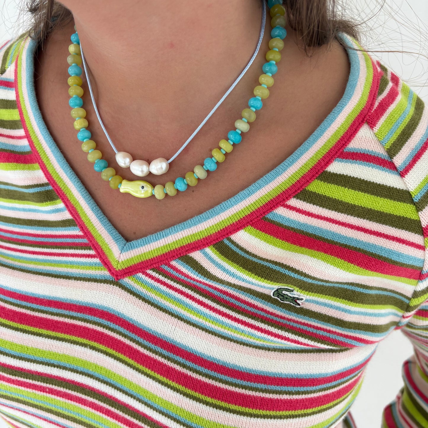 Island hopper fish necklace