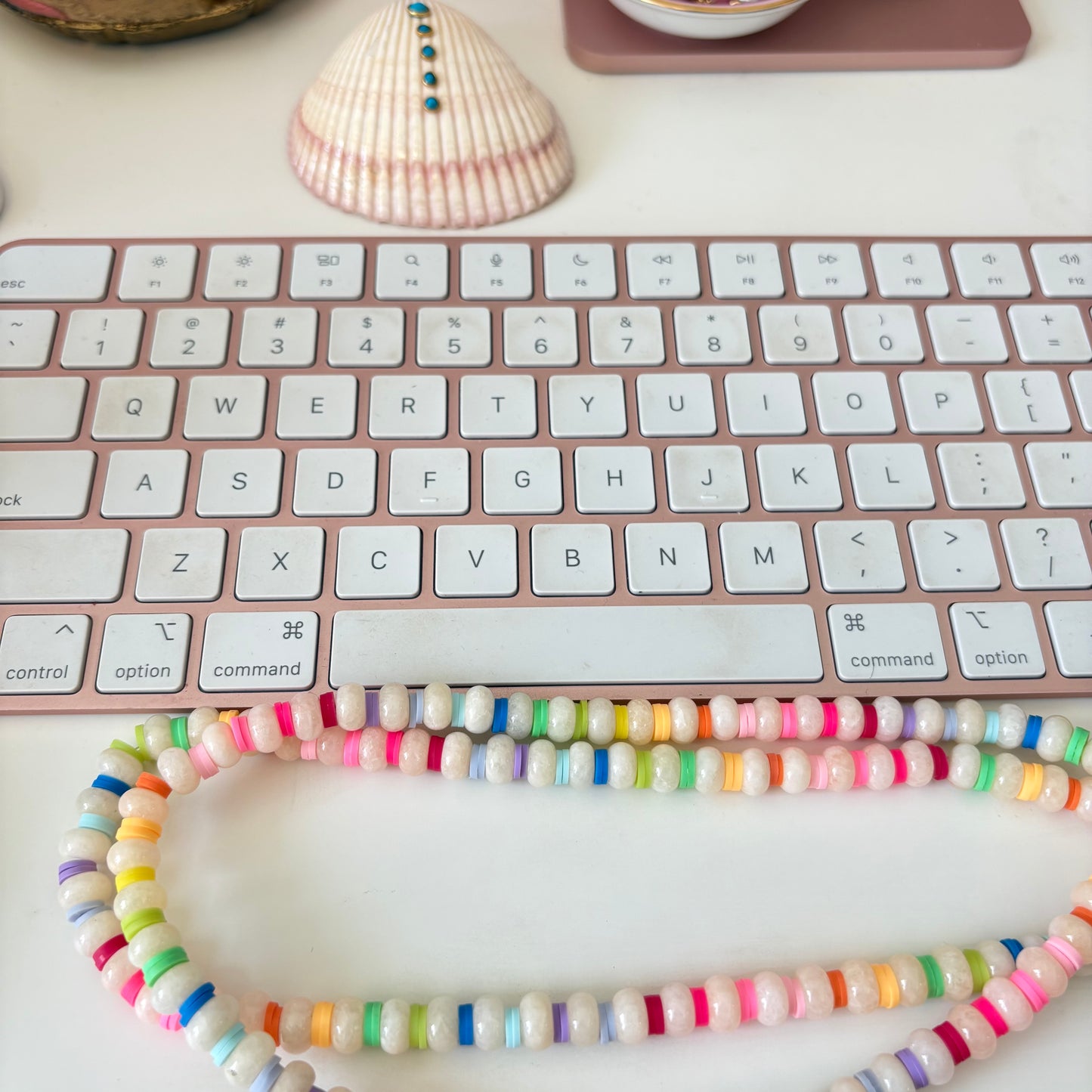 Color crush stone necklace SOLD OUT this is a preorder ships MAY 10