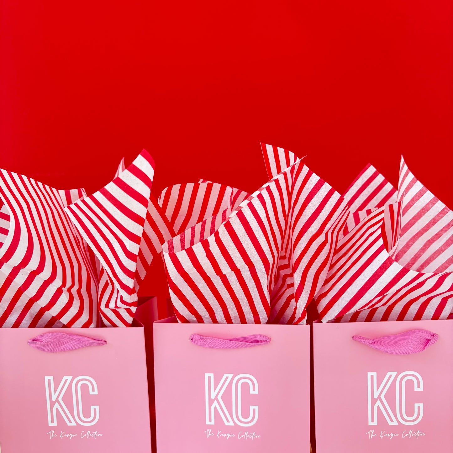 Gift wrap add on custom pink bag