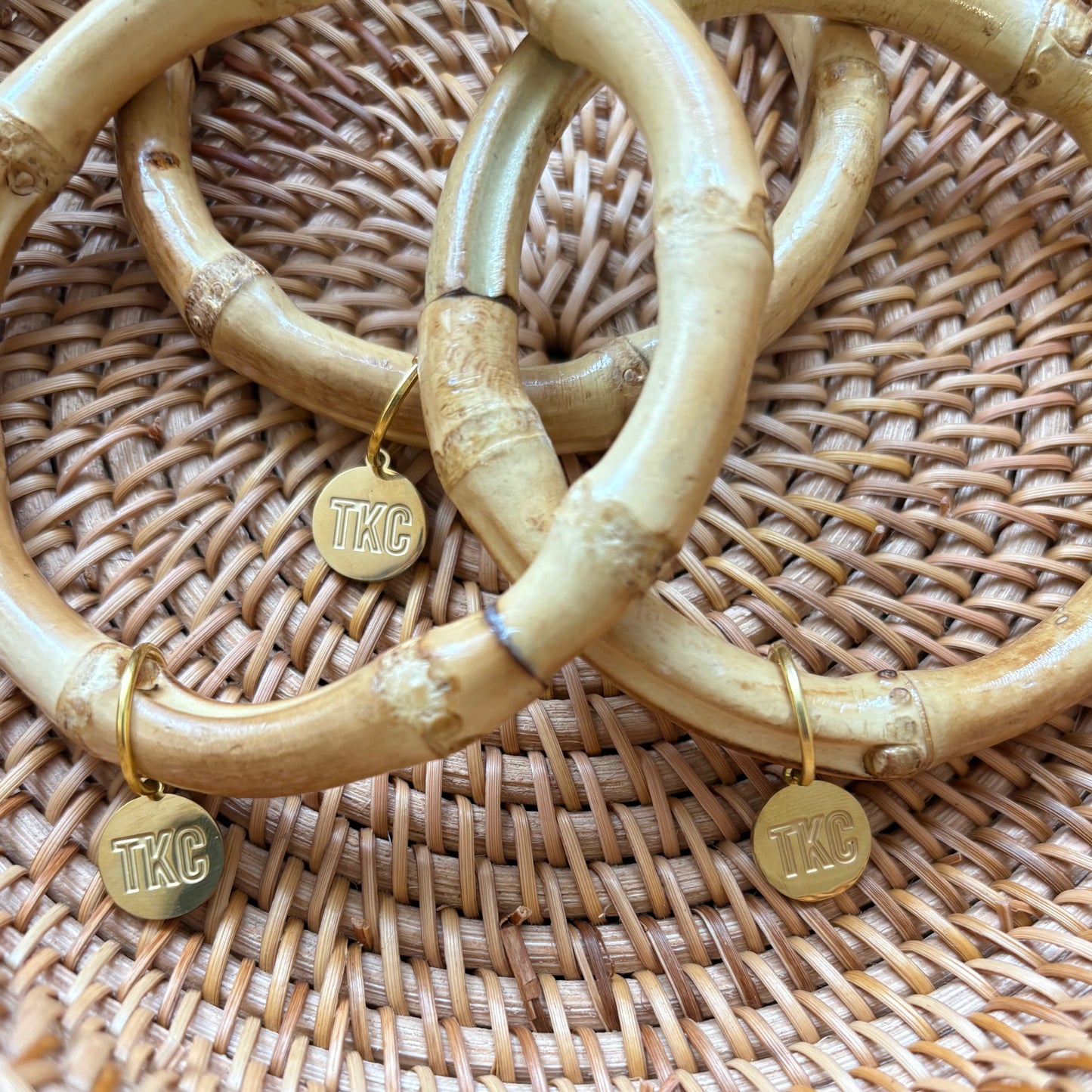 Signature bamboo bangle set of 3