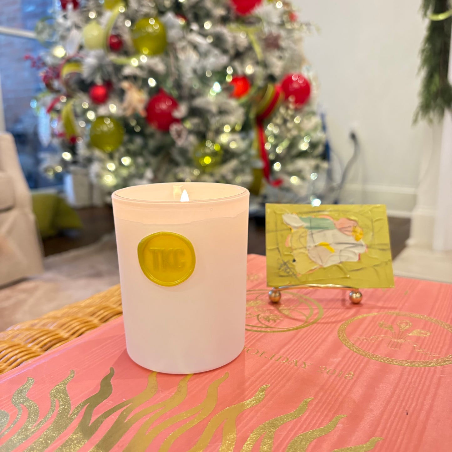 Non-toxic Happy Holiday Candle SOLD OUT 4X this is a pre-order SHIPS DEC 2nd