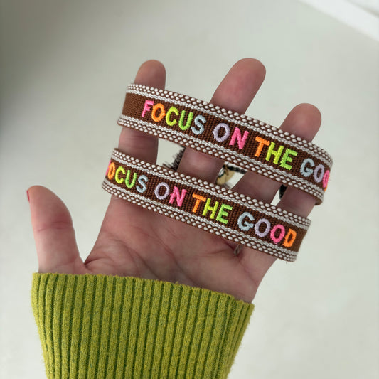 Focus on the good tassel bracelet