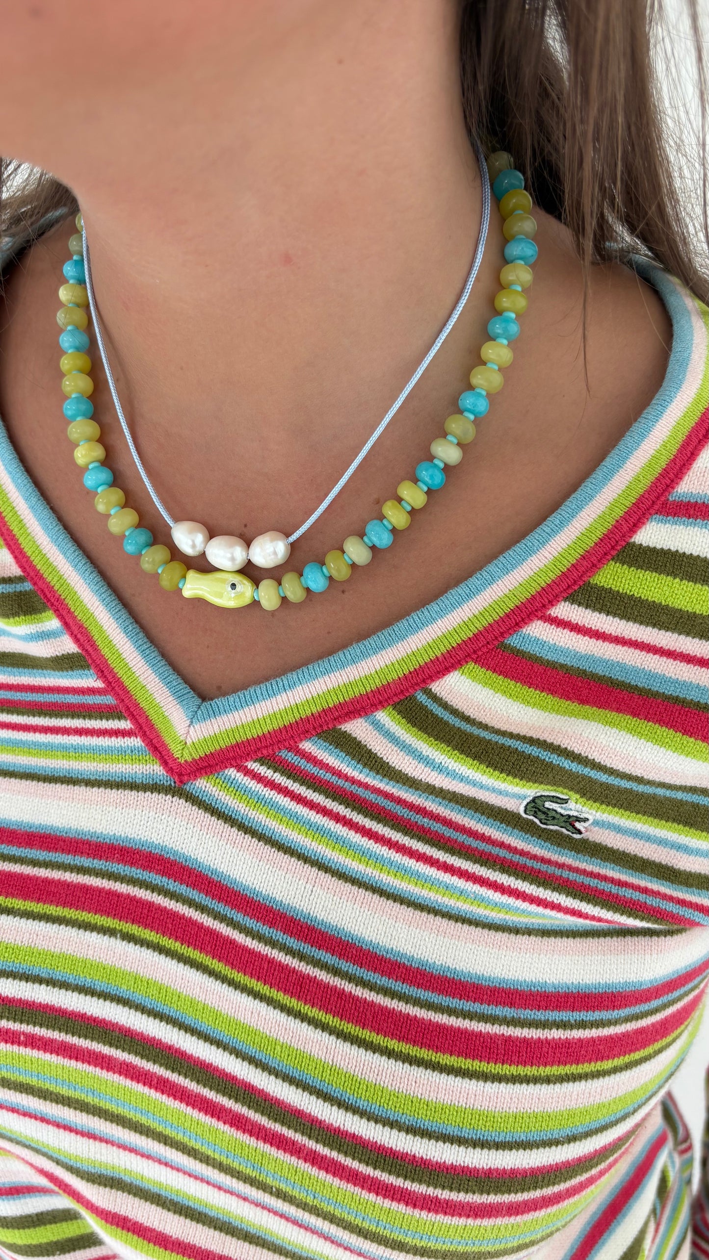 Island hopper fish necklace