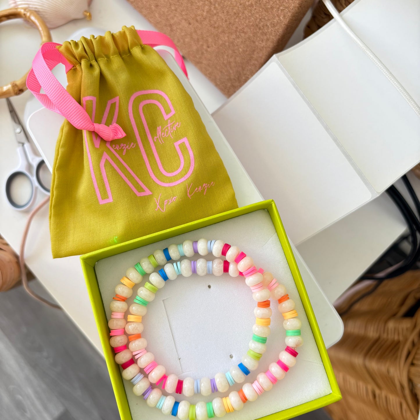 Color crush stone necklace SOLD OUT this is a preorder ships MAY 10