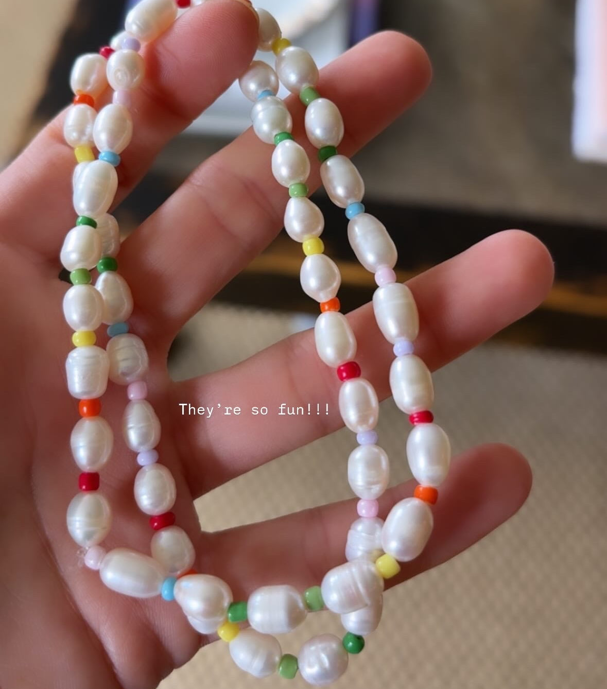 Poppy pearl ankle bracelet aklet
