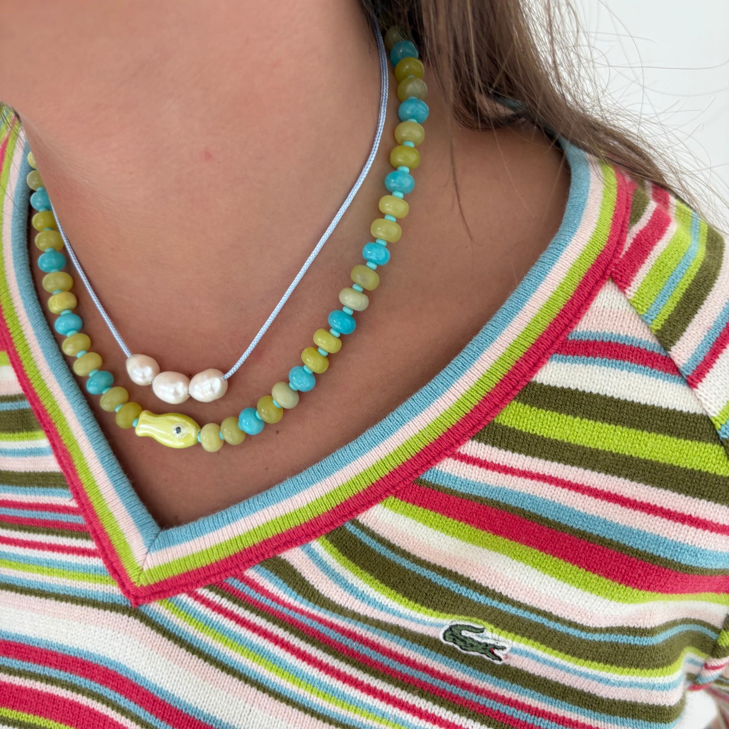 Island hopper fish necklace