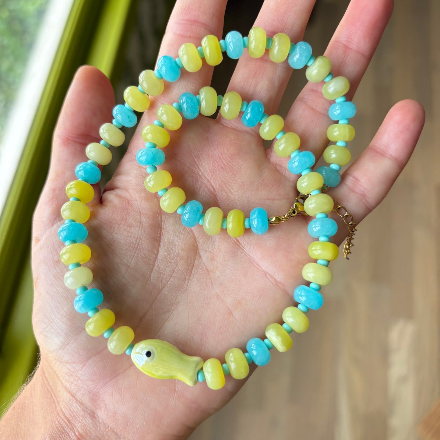 Island hopper fish necklace