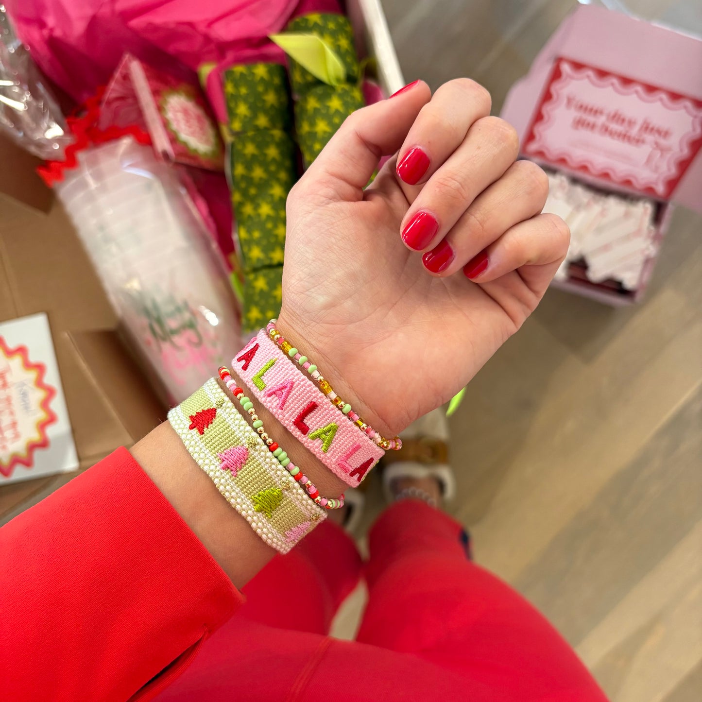 Fa La La BB X KC Christmas Tassel Stack