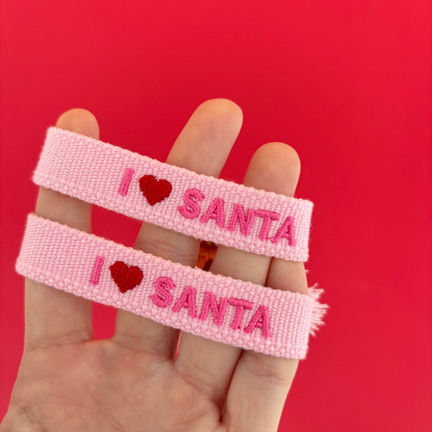 I love Santa tassel bracelet MINI SIZE & new skinny size