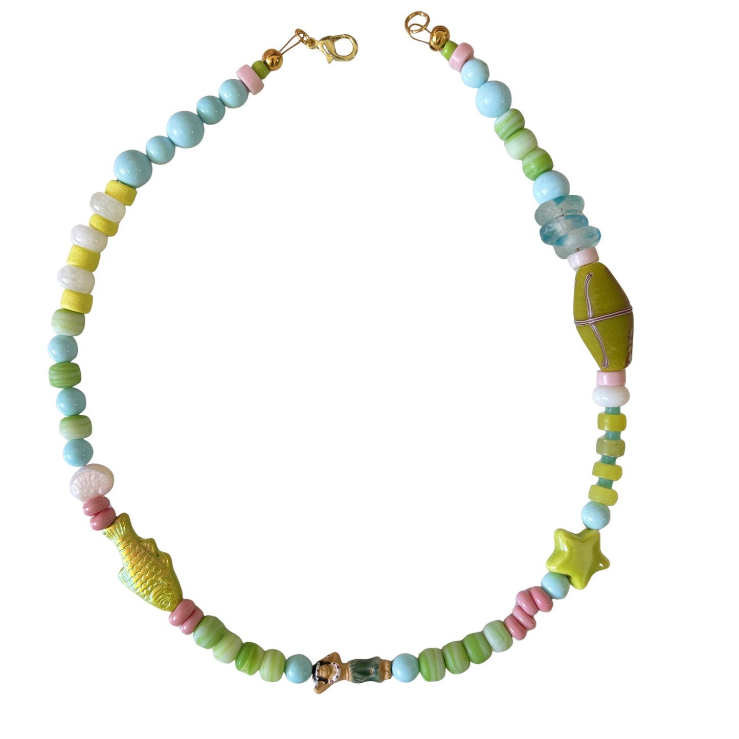 Hula girl whimsy necklace
