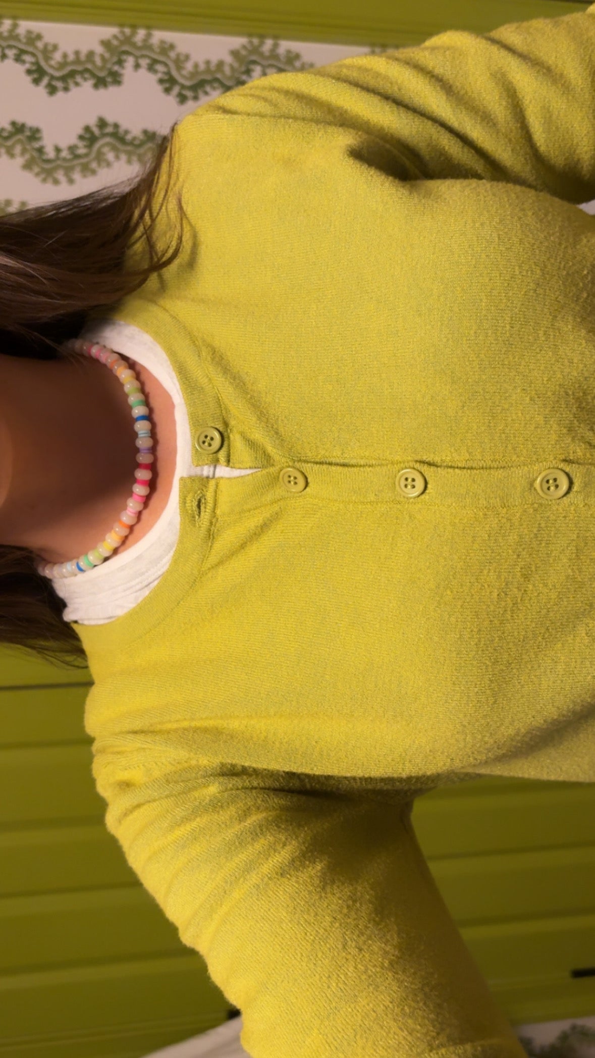 Color crush stone necklace