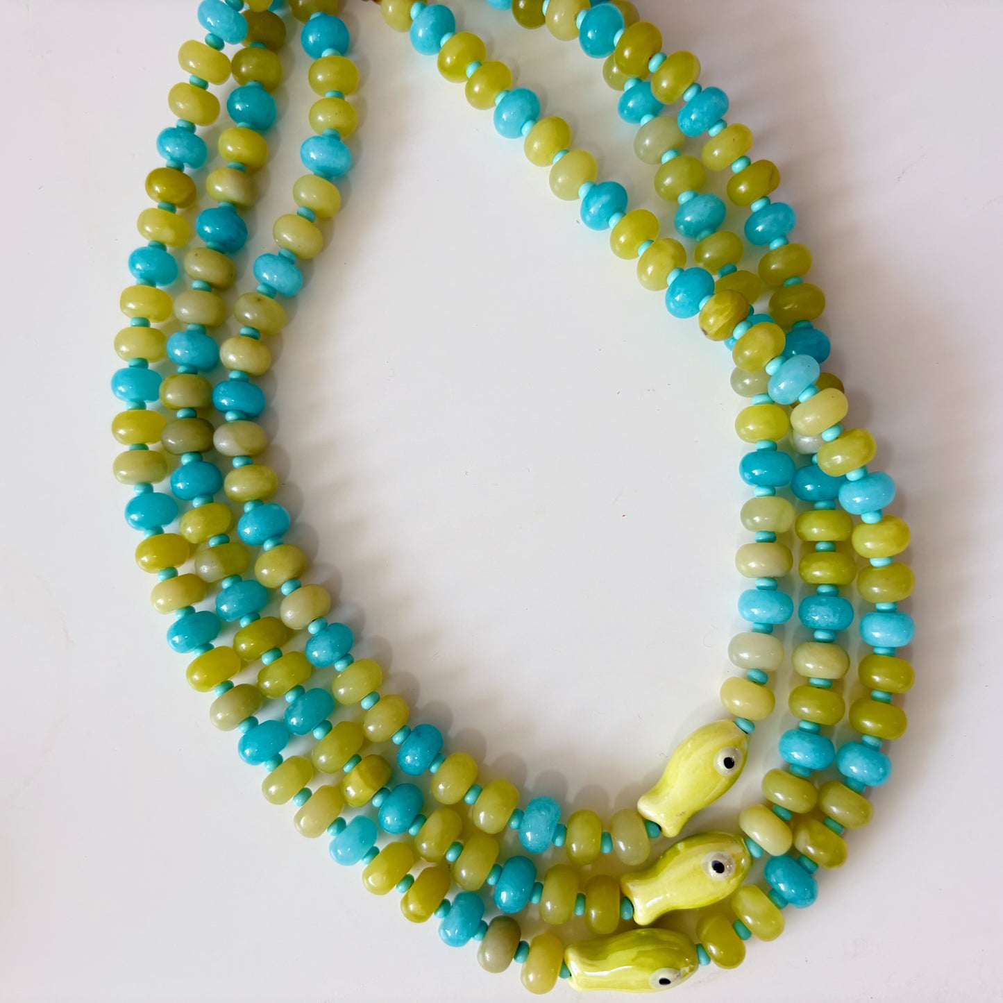 Island hopper fish necklace
