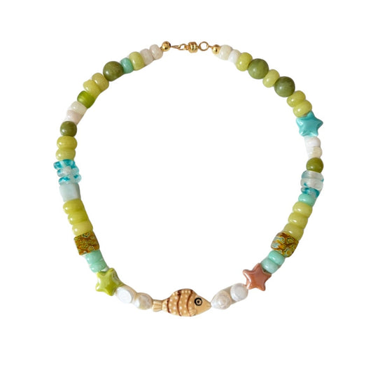 Ella whimsy fish necklace SOLD OUT this is a preorder - ships May 15