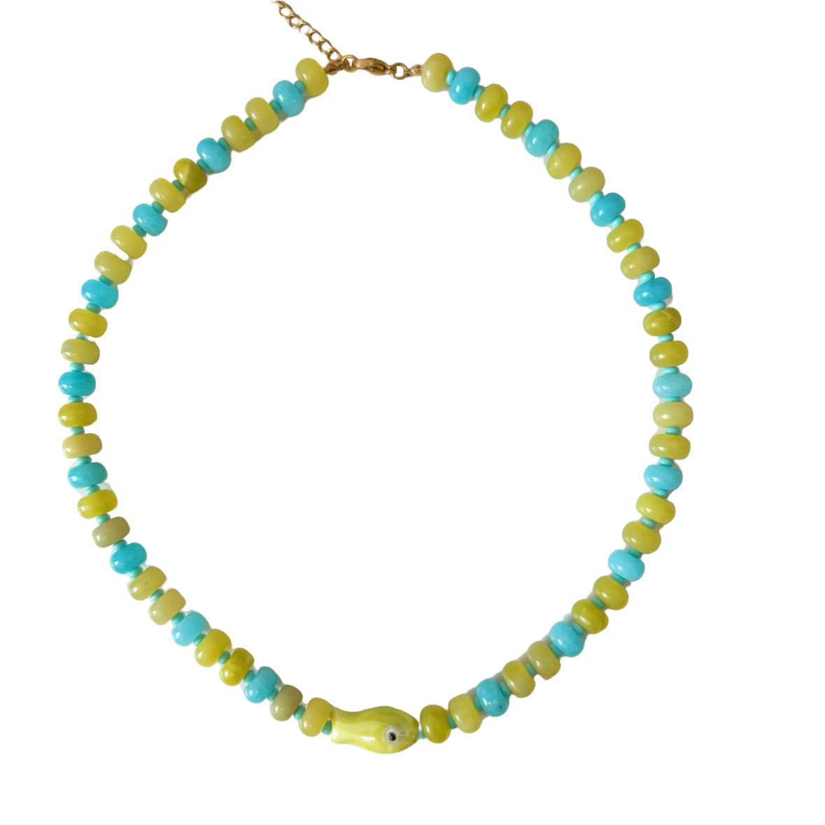 Island hopper fish necklace