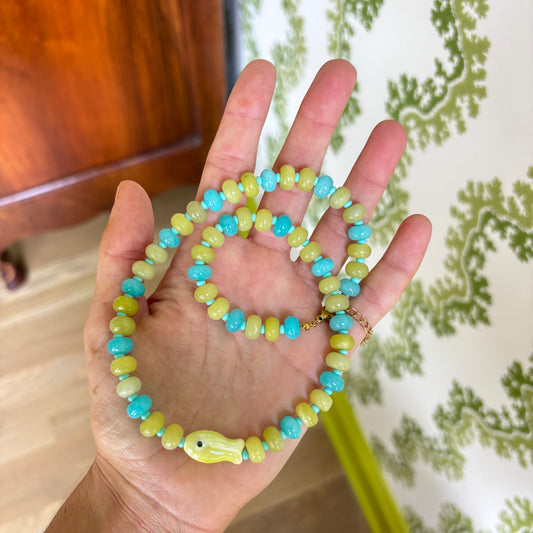 Island hopper fish necklace