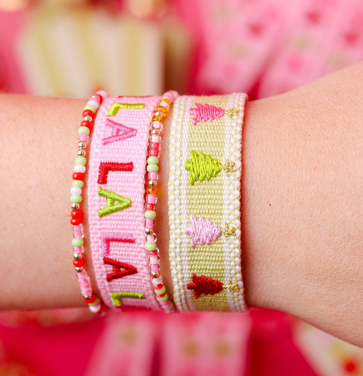 Fa La La BB X KC Christmas Tassel Stack