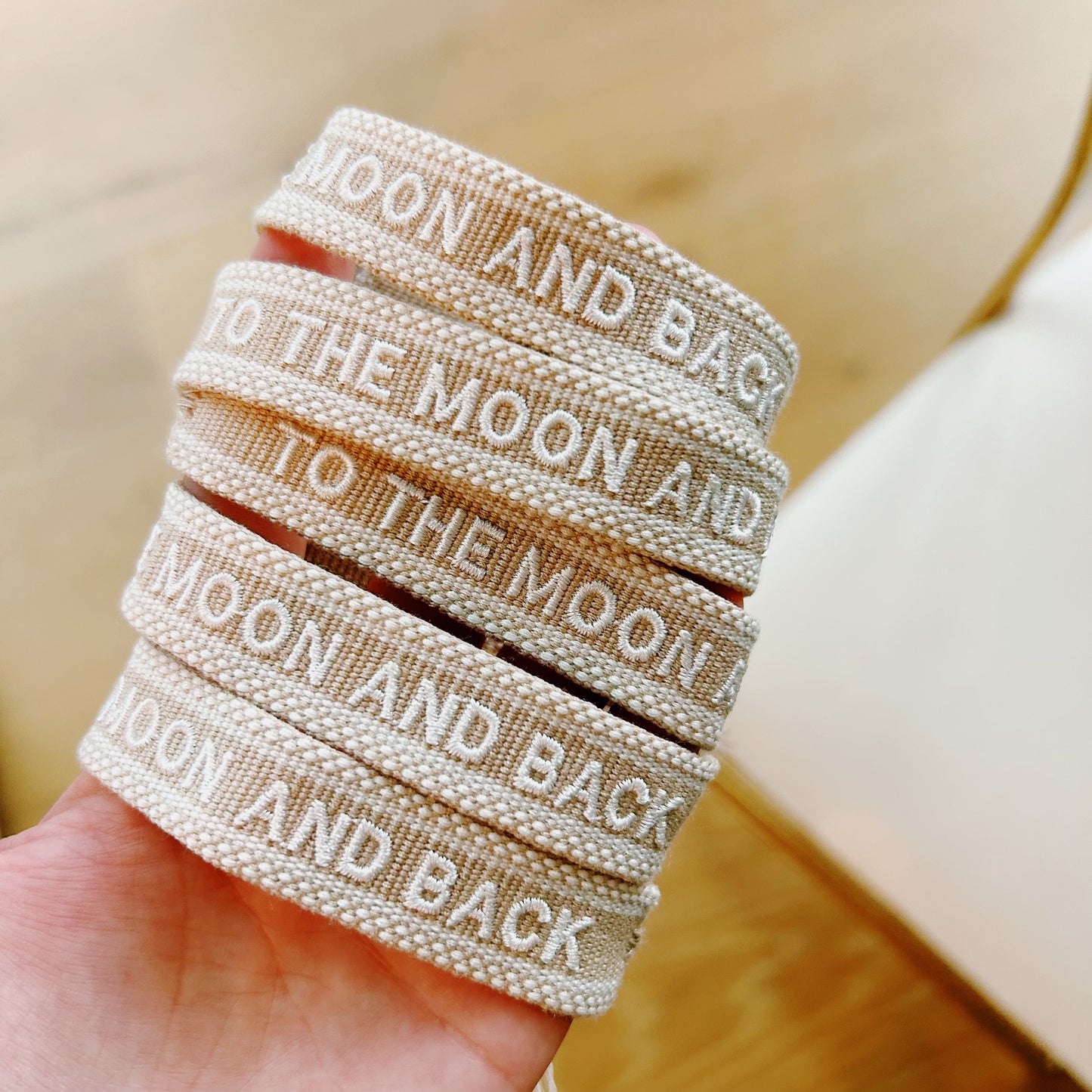 To the moon and back tassel bracelet