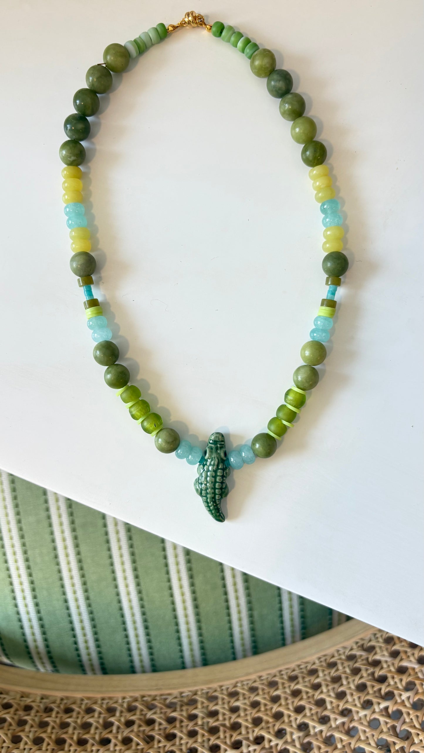 The Rosemary Alligator Necklace