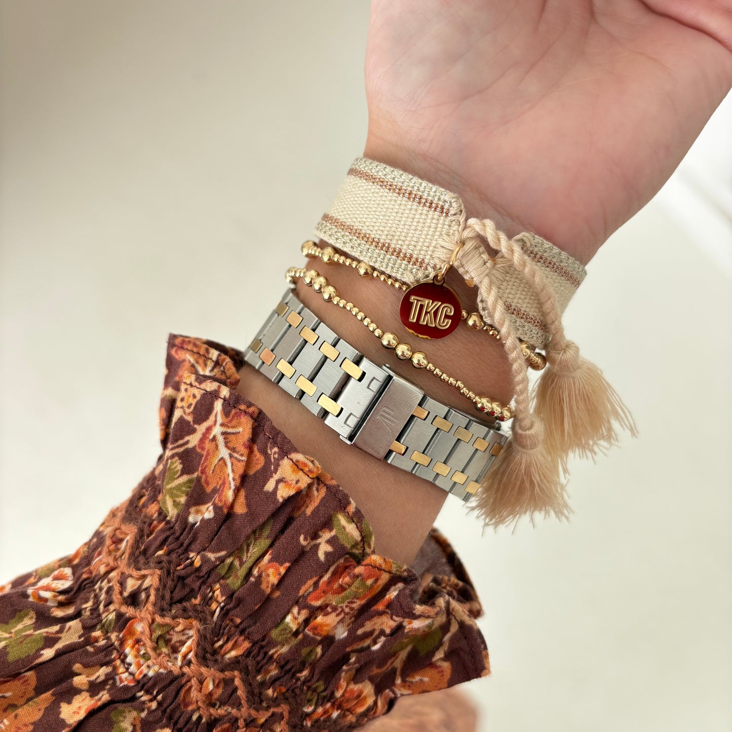 Dog mom tassel bracelet