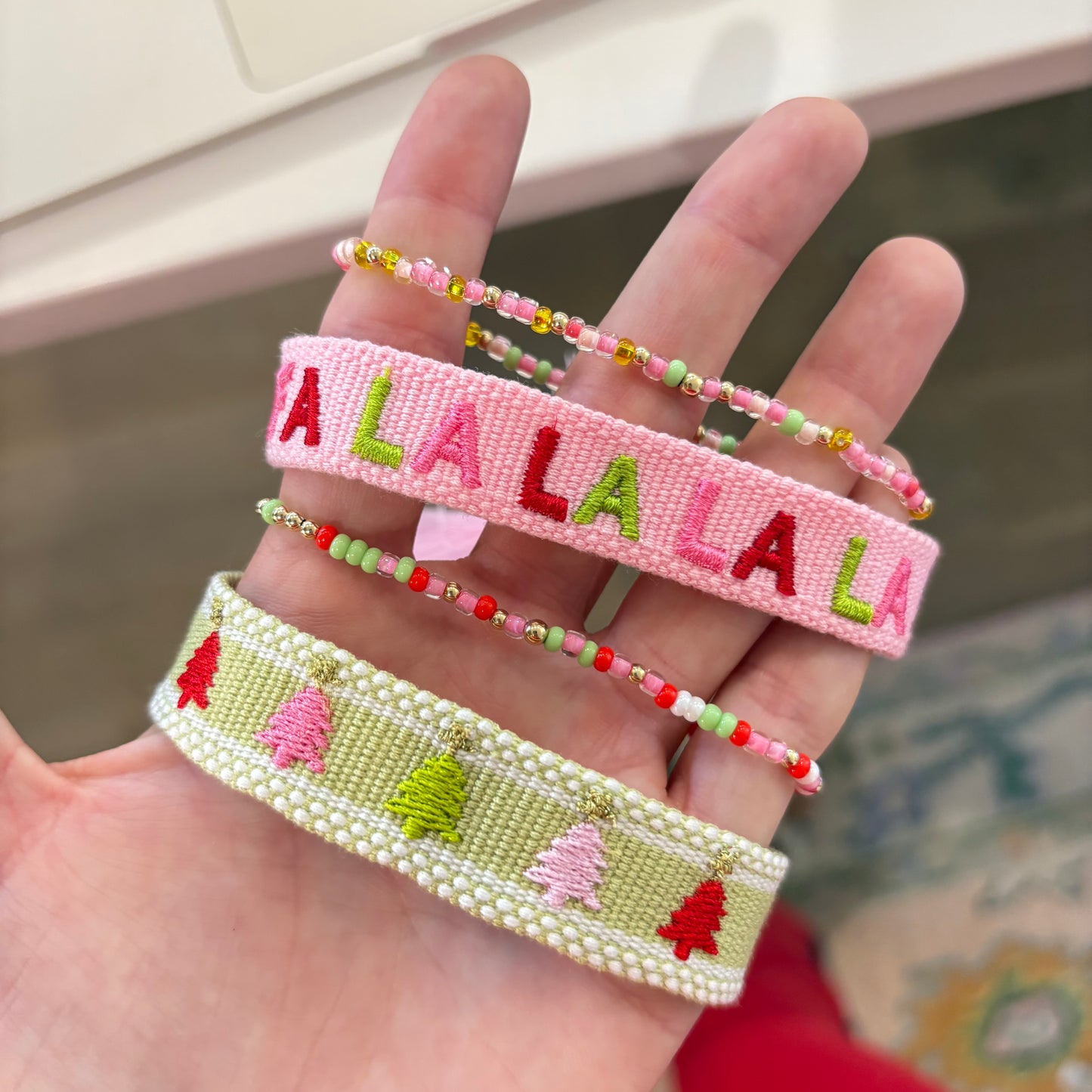 Fa La La BB X KC Christmas Tassel Stack