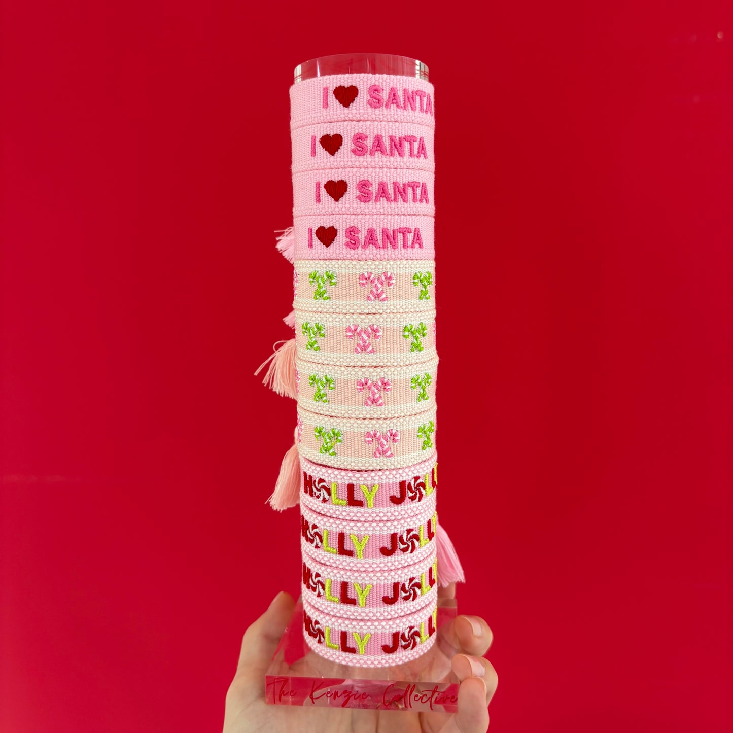 I love Santa tassel bracelet MINI SIZE & new skinny size