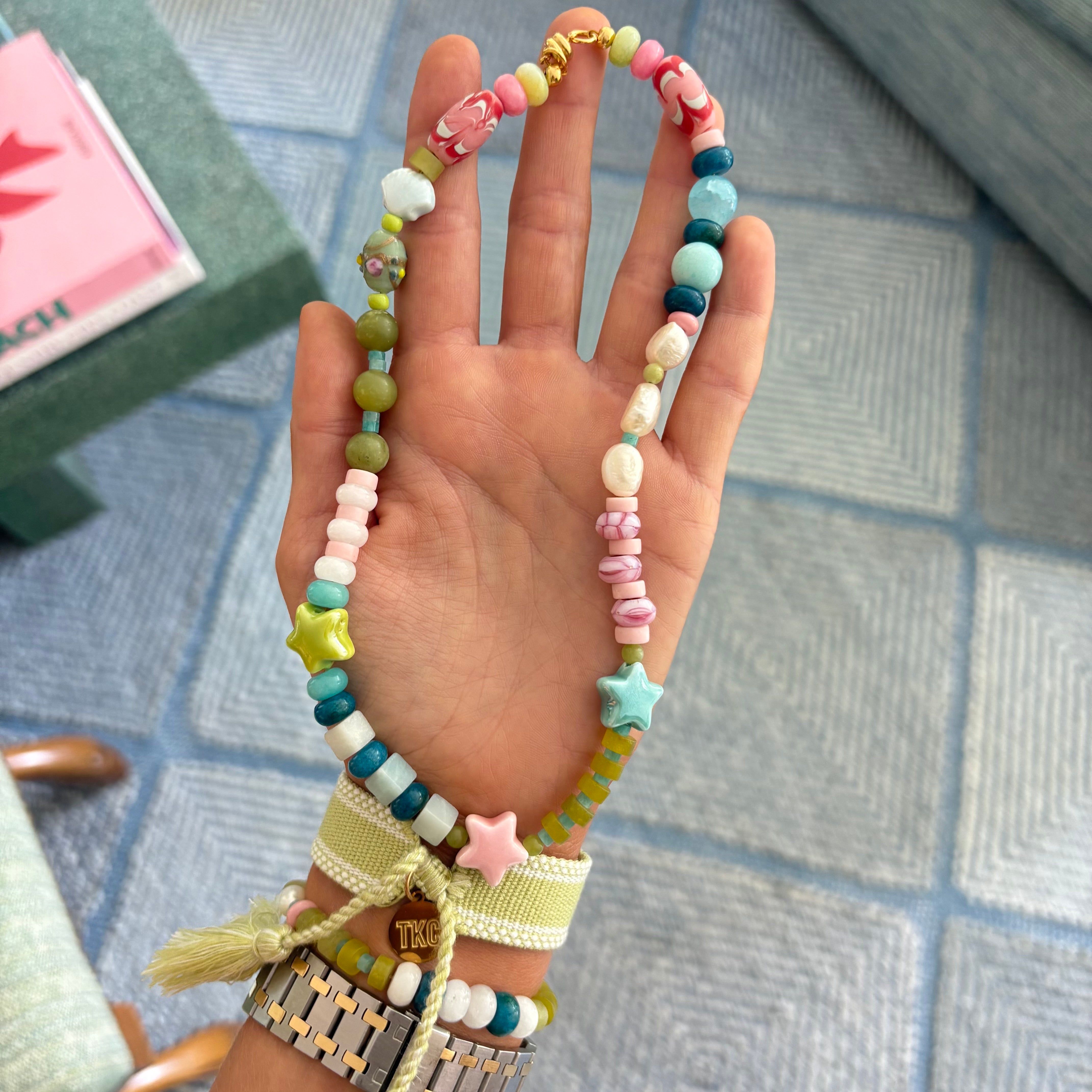 The Lala necklace sold out 7x this is a preorder ships July 2