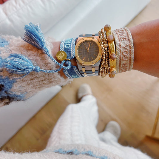 Love you more tassel bracelet