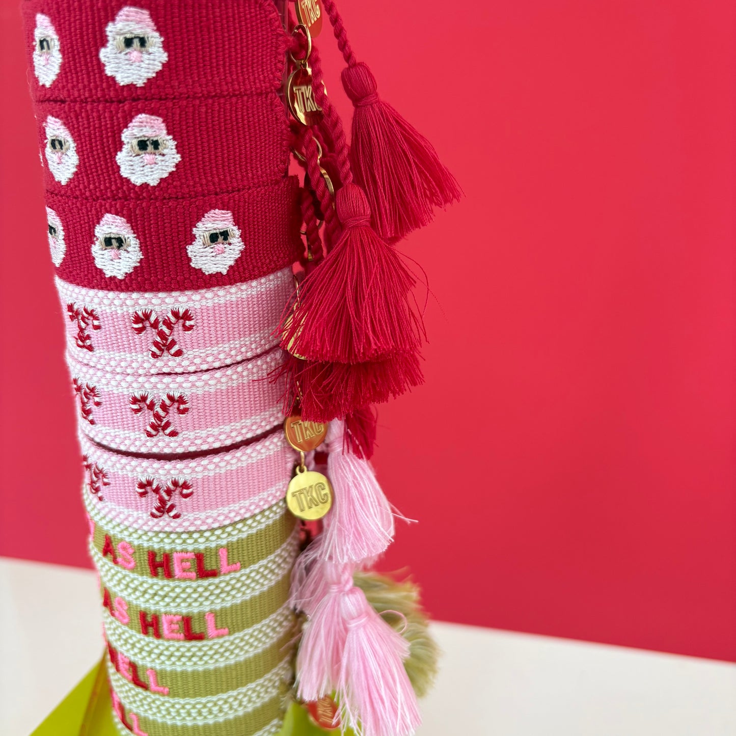 Jolly as hell tassel bracelet