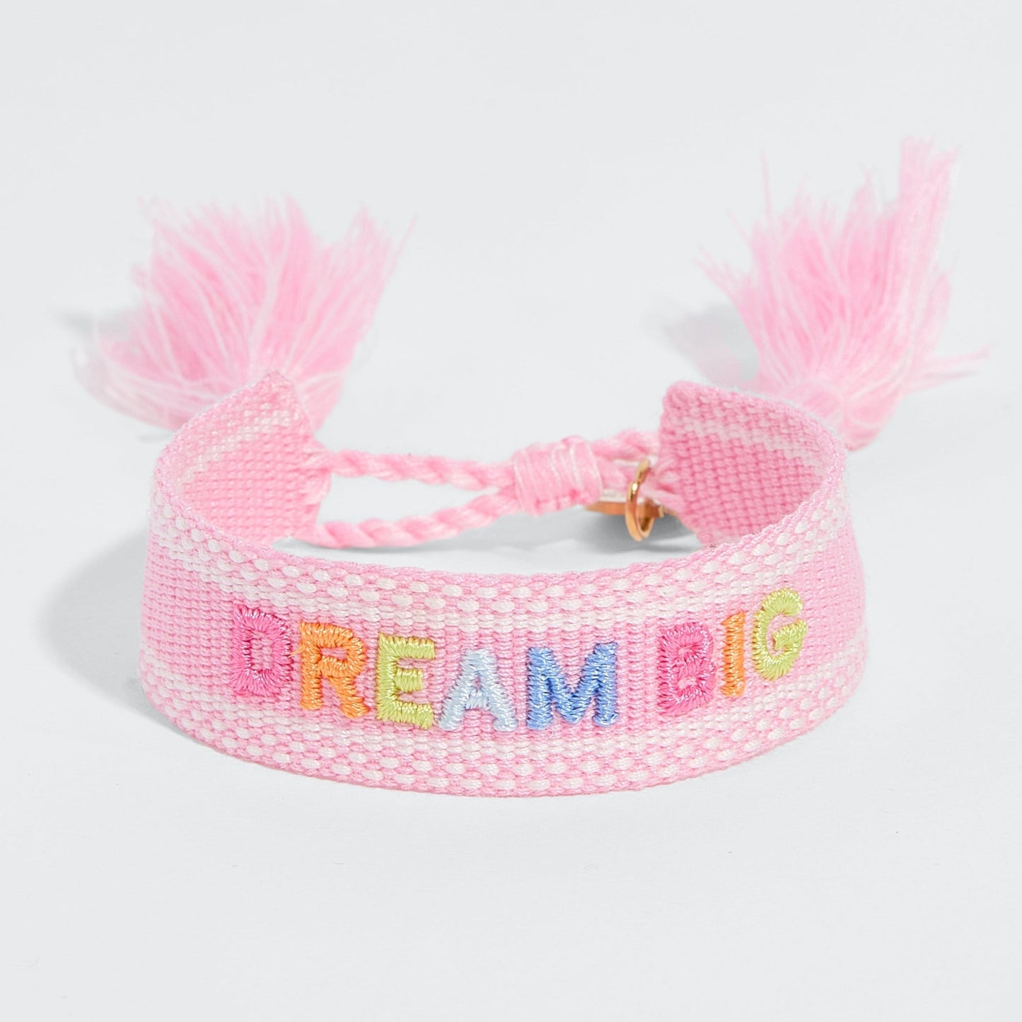 Dream big embroidered tassel bracelet MINI SIZE ( ages 3-13)