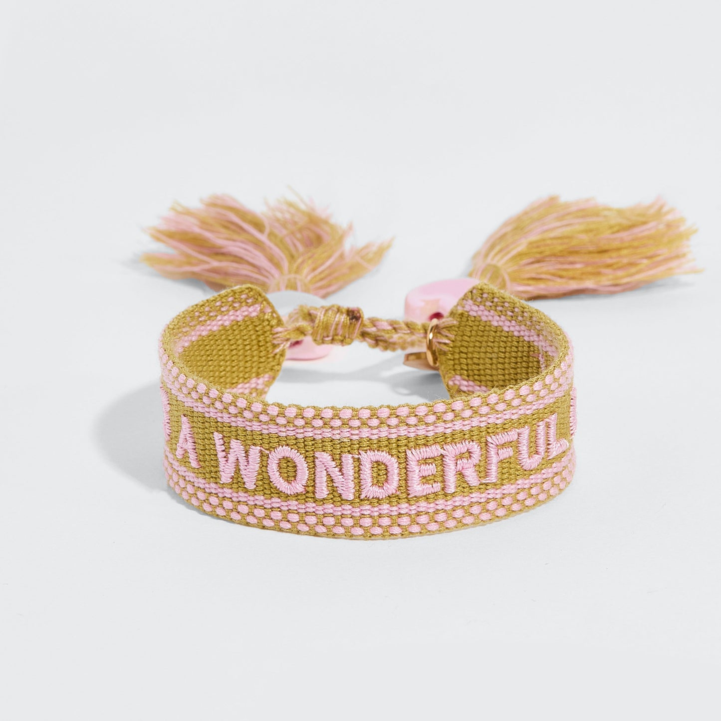 It's a wonderful day tassel bracelet