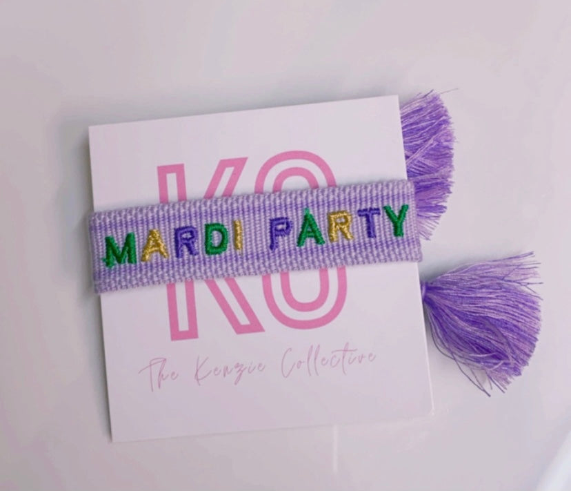 Mardi Party Signature Bracelet